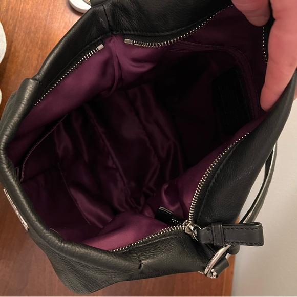 Coach 21224 Madison Isabelle Leather Hobo Black - Picture 9 of 13